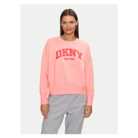 DKNY Sport Mikina DP4T9944 Ružová Loose Fit