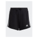 Adidas Športové kraťasy Essentials 3-Stripes Shorts IC3631 Čierna Regular Fit