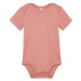 Babybugz Dojčenské body s krátkym rukávom BZ10 Dusty Rose