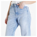 Kalhoty Calvin Klein Jeans High Rise Straight Jeans Denim Light