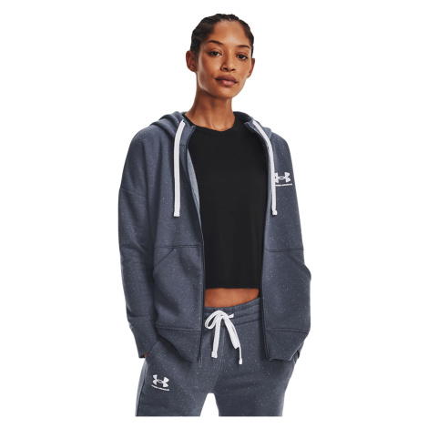 Mikina Under Armour Rival Fleece Fz Hoodie Gray