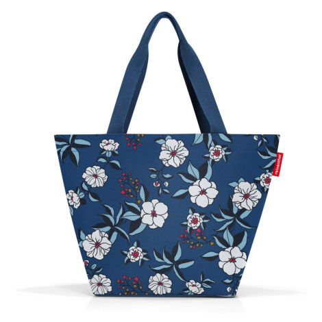 Nákupná taška cez rameno Reisenthel Shopper M Garden blue