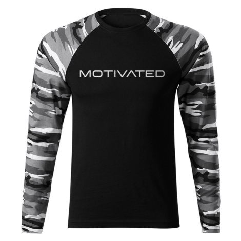 MOTIVATED - Maskáčové tričko s dlhým rukávom pánske 348 - MOTIVATED
