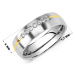 Snubný oceľový prsteň pre ženy PARIS