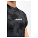 NEBBIA - Pánske kompresné tričko maskáčové 338 (black) - NEBBIA