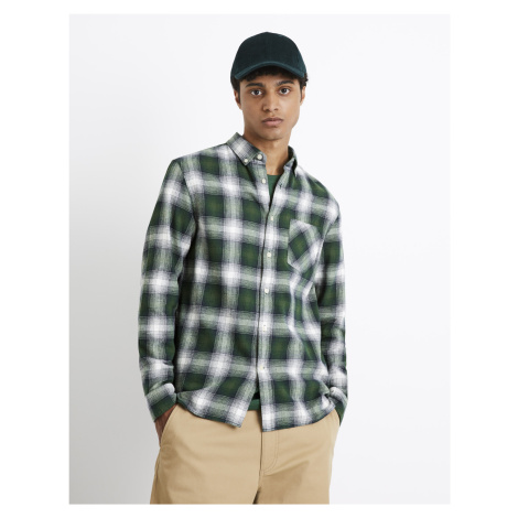 Celio Flannel Plaid Shirt Camulto - Men