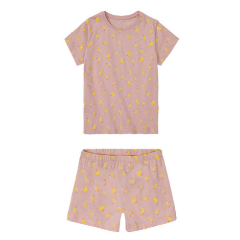 lupilu® Dievčenské krátke pyžamo (bledoružová)