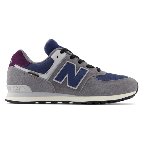 Detské topánky New Balance GC574KGN – sivé