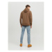 Jack&Jones Mikina 12182537 Hnedá Standard Fit