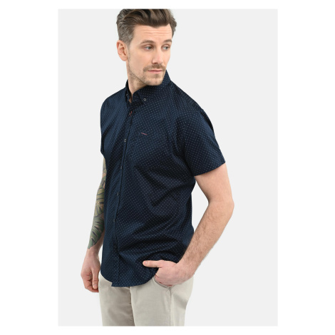 Volcano Man's Shirt C-HOBART Navy Blue