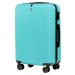 TYRKYSOVÁ SADA 3 KUFROV SN120-3, SET OF 3 SUITCASES (L, M, XS) WINGS ABS+, LIGHT BLUE