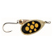 Dam blyskáč effzett spinner with single hooks sinking blacky - 3 6 g