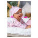 Detská bavlnená čiapka Jamiks ARDEN ružová farba, vzorovaná