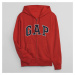 Mikina GAP Logo Fullzip Hoodie Red Apple