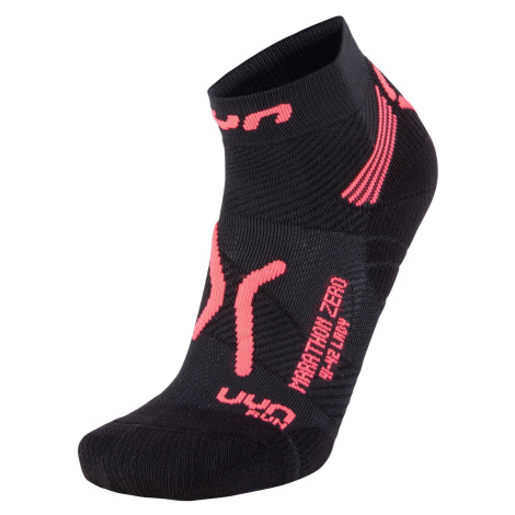 UYN Run Marathon Zero Black-Coral Fluo 37/38 Bežecké ponožky