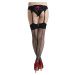 nadkolienky PAMELA MANN - Fishnet - Black - PM1065