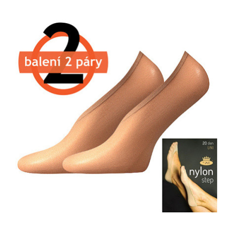 Lady B Nylon 20 Den Silonové ponožky - 2 páry BM000000615800100543 golden UNI