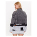 Karl Lagerfeld Jeans Džínsová bunda Paint Logo 231J1453 Sivá Relaxed Fit