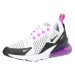 Nike Sportswear Nízke tenisky 'AIR MAX 270'  fialová / čierna / biela