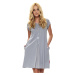 Noční košile Dn-nightwear TCB.9703 Farba: Sivá