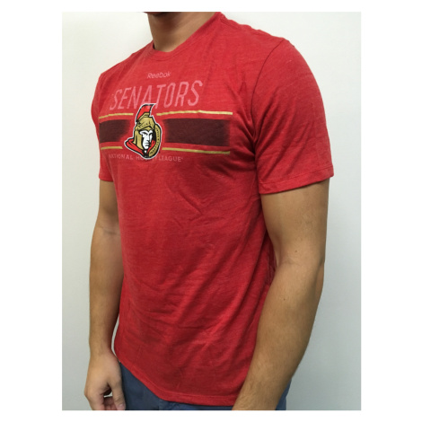 Ottawa Senators pánske tričko Stripe Overlay red Reebok