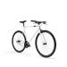 Mestský bicykel Elops 500 Single Speed biely