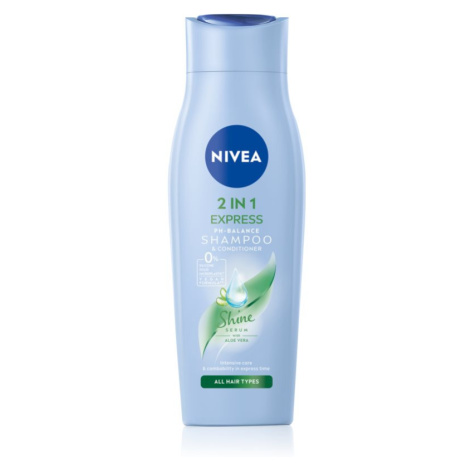 Nivea 2in1 Care Express Protect & Moisture šampón a kondicionér 2 v1