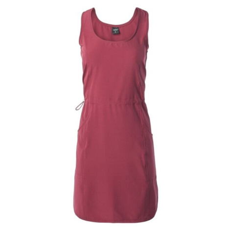 Hi-Tec LADY TOMA Dámske outdoorové šaty, červená, veľkosť