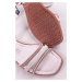 Biele kožené nízke sandále 2-28118