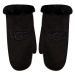 Ugg Dámske rukavice Sheepskin Embroider Mitten 20932 Čierna