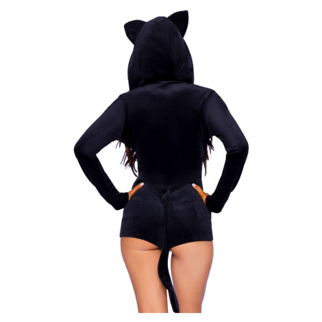 Čierny sexi kostým Velvet Kitty Cat 87142 Leg Avenue
