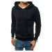 Dark blue men's hoodie BX4970