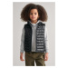 VESTA GANT SHINY LIGHT PADDED DOWN VEST BLACK