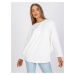 Ecru oversize blouse with long sleeves Renata