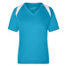 James&amp;Nicholson Dámske funkčné tričko JN396 Turquoise