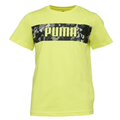 Puma ACTIVE SPORTS TEE Chlapčenské tričko, žltá, veľkosť