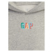 GAP LOGO NOVELTY Detská mikina, sivá, veľkosť