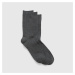 GAP Basic Crew Socks 3-Pack Heather Grey