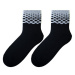 Dámské zimní vzorované ponožky model 15869426 3641 šedá melanž 3941 - Bratex