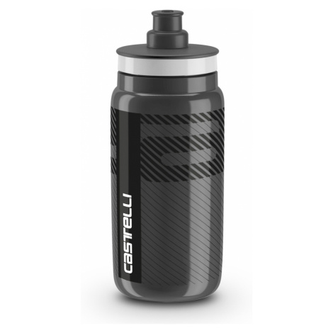 CASTELLI Cyklistická fľaša na vodu - FLY TEAM 550 ML - šedá