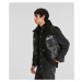 Vesta Karl Lagerfeld Jeans Klj Blocked Puffer Vest Aop Bandana Black