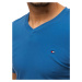 Klasické pánske tričko modrej farby