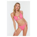 Trendyol Pink Tie Detailed Bikini Bottom