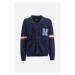 Sveter La Martina Man Cardigan Cotton Wool Navy