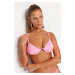 Trendyol Pink Underwire Gipeal Bikini Top