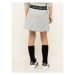 Calvin Klein Jeans Sukňa Logo Waistband Skirt IG0IG00414 Sivá Regular Fit