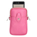 Charm London Ružová elegantná kabelka na mobil „Funky“