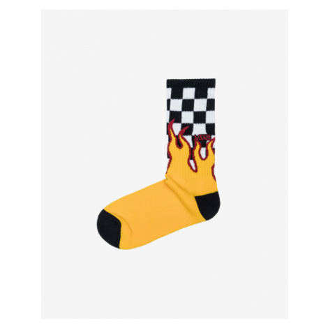 Vans Flame Check Ponožky Žltá