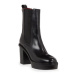 Tommy Hilfiger Členková obuv Elevated Plateau Chelsea Bootie FW0FW07542 Čierna