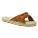 Pepe Jeans Espadrilky Siva Knot PLS90664 Hnedá